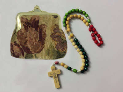 Colored Cord Rosary 350101